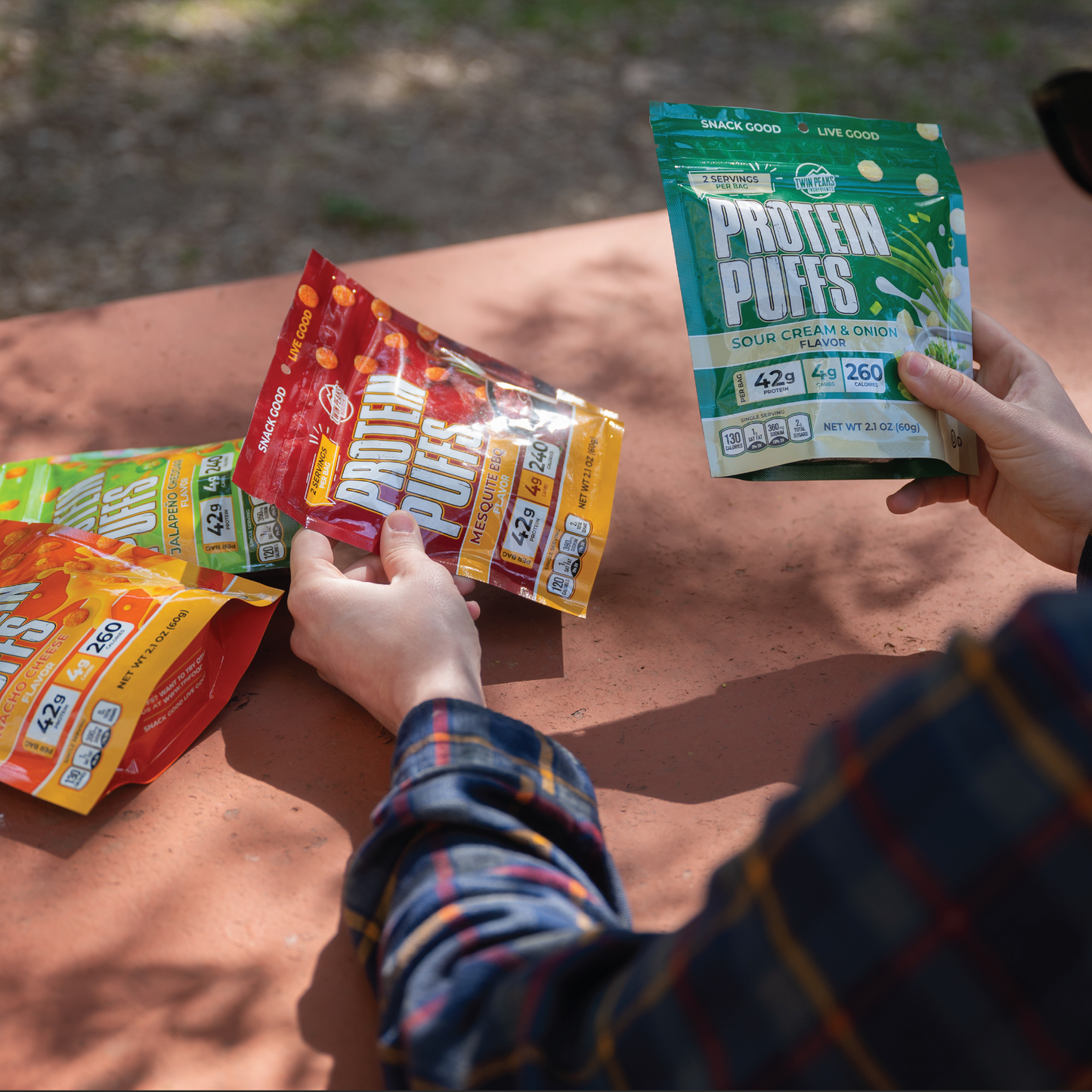 Protein Puffs 12-Pack (3 of Each)