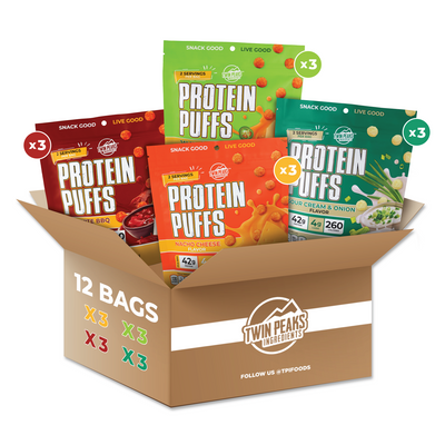 Protein Puffs 12-Pack (3 of Each)