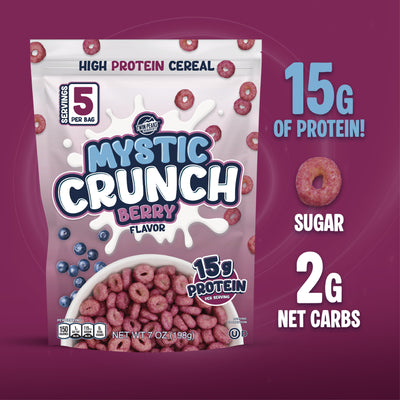 4 Pack Mystic Crunch Protein Cereal - Berry