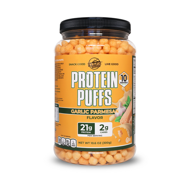 Garlic Parmesan | Protein Puff Snacks | TPI Foods – Twin Peaks
