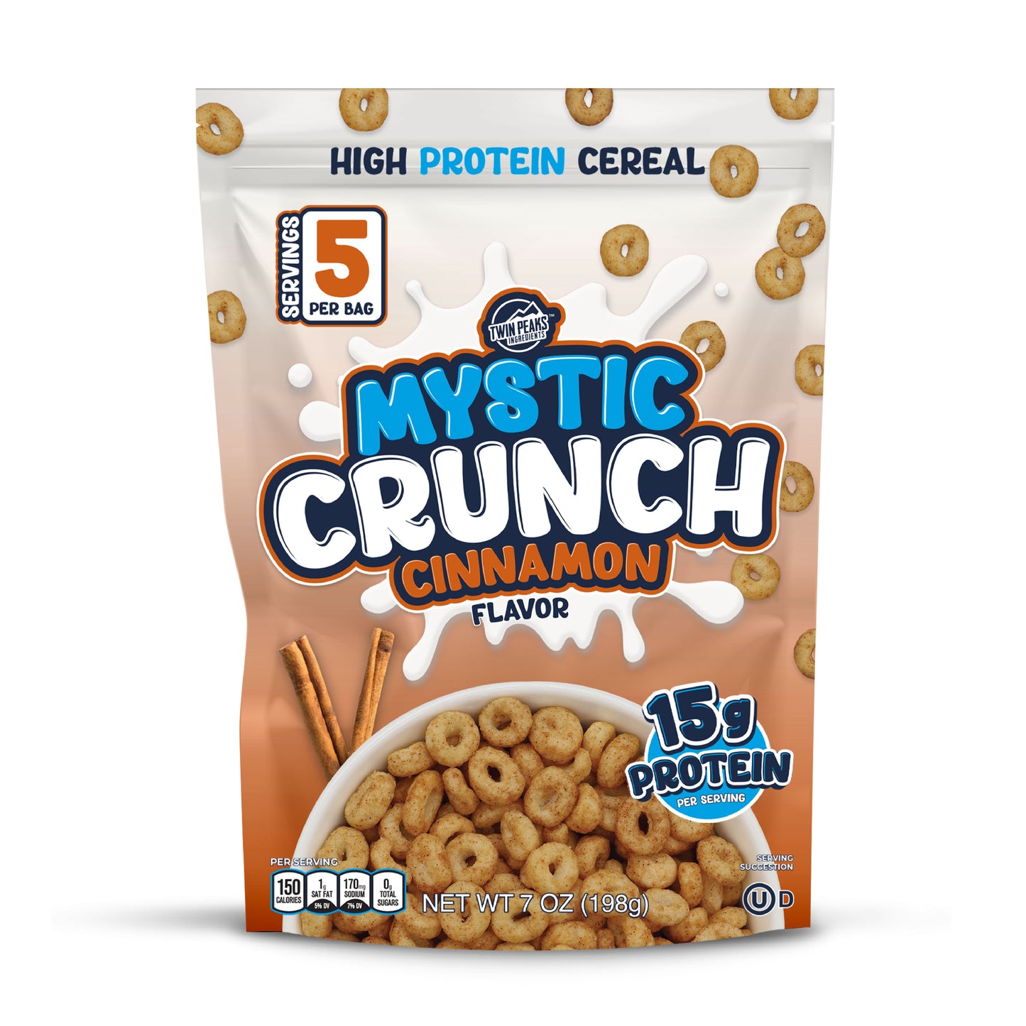 4 Pack Mystic Crunch Protein Cereal - Cinnamon