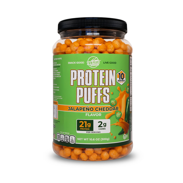 Jalapeno Cheddar | Protein Puff Snacks | TPI Foods – Twin Peaks