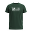 TPI American Flag Tee - Forrest Green