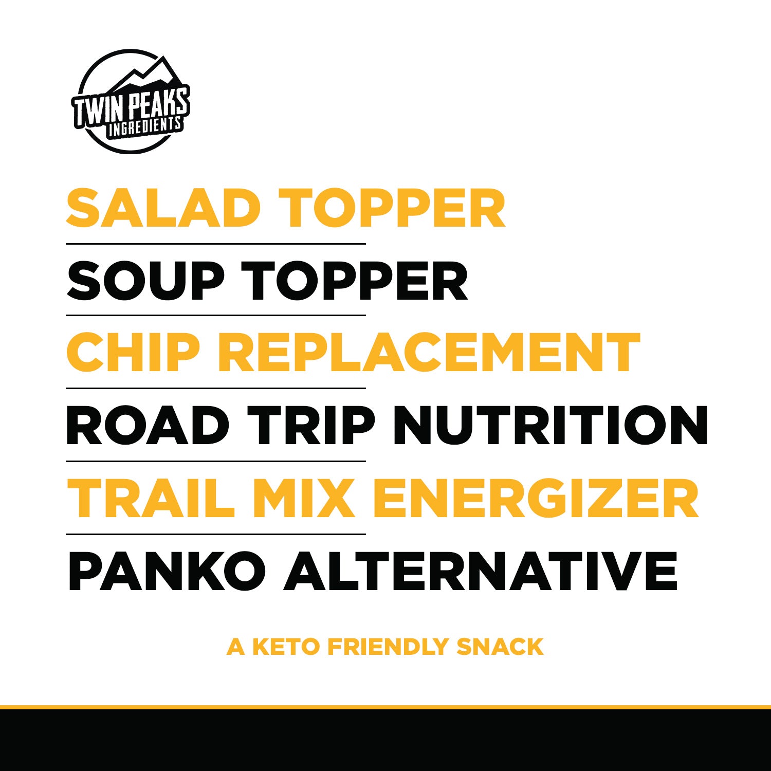 Salad Topper, Soup Topper, Chip Replacement, Road Trip Nutrition, Trail Mix Energizer, Panko Alternative