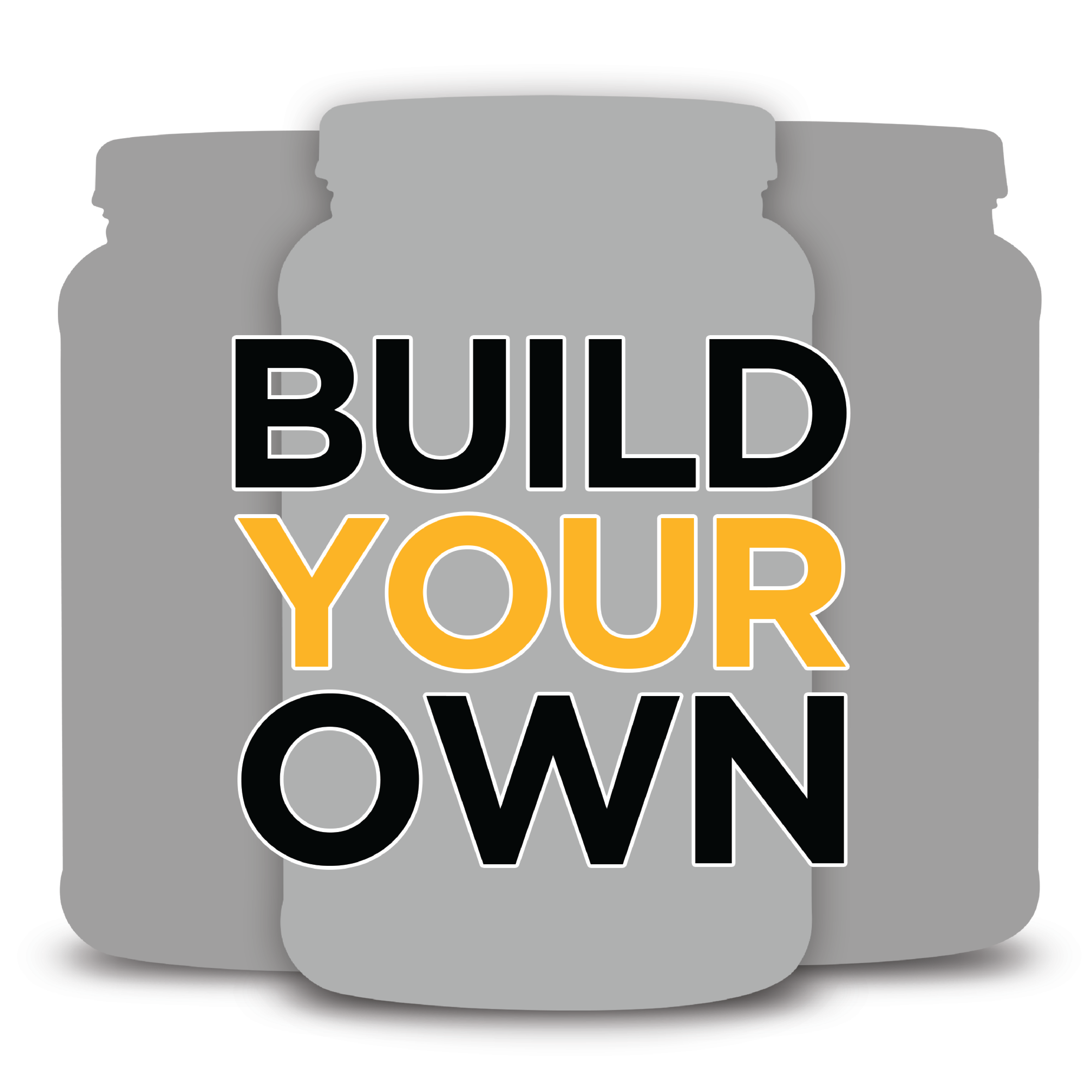 3 Pack Build Your Own Jugs - Blank Jugs
